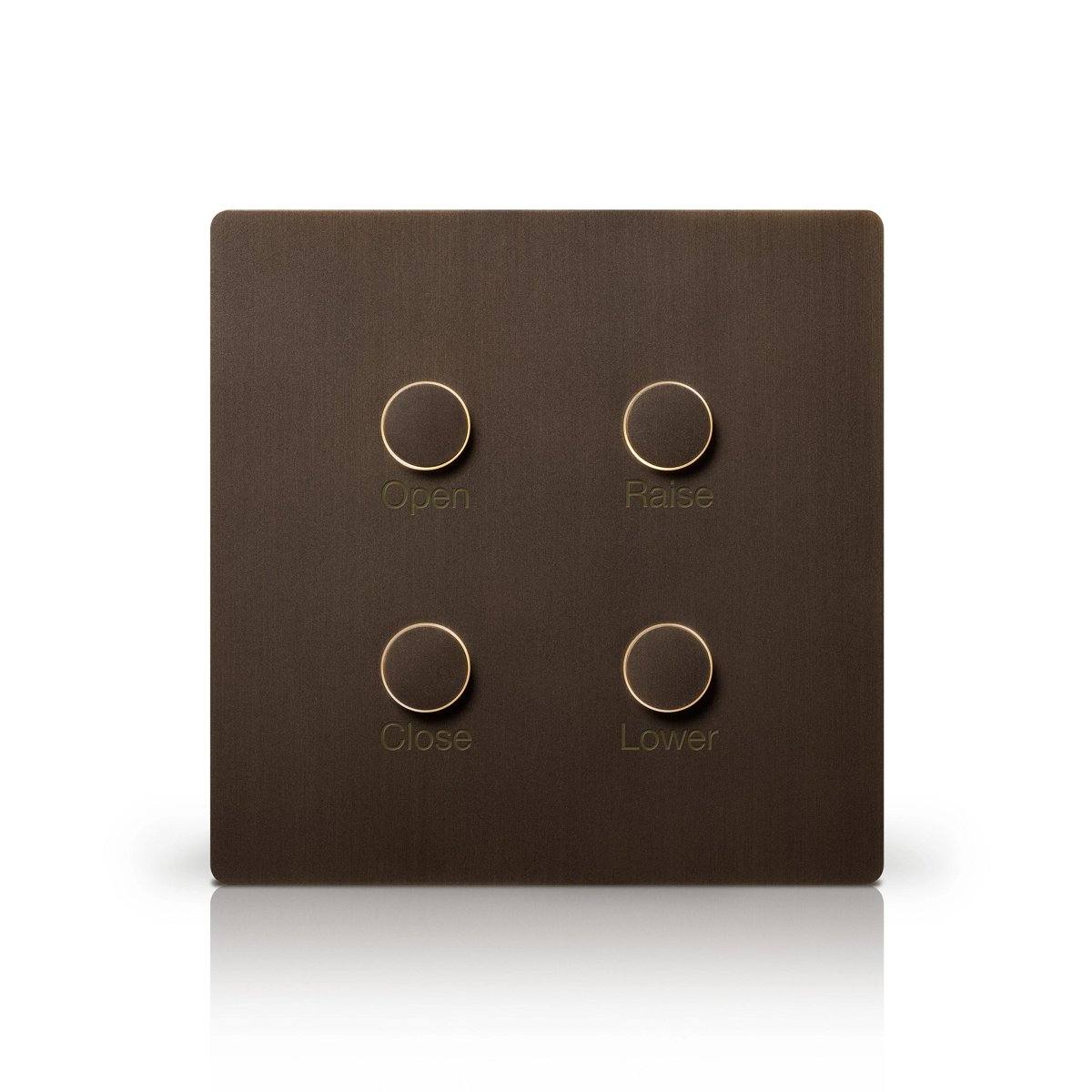 Lutron Alisse keypad in bronze