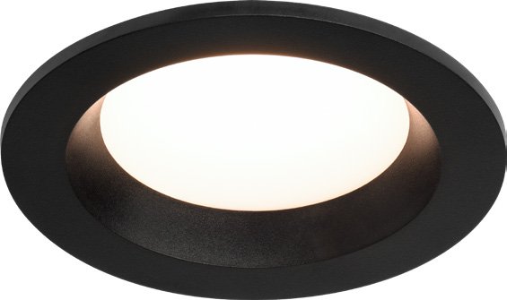 Lutron Lumaris retrofit downlight, black trim