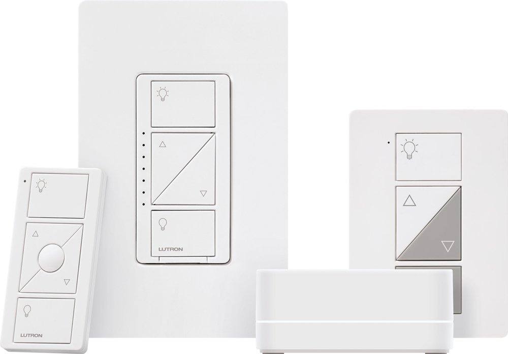Lutron Caséta smart dimmer, Pico remote and Smart Hub